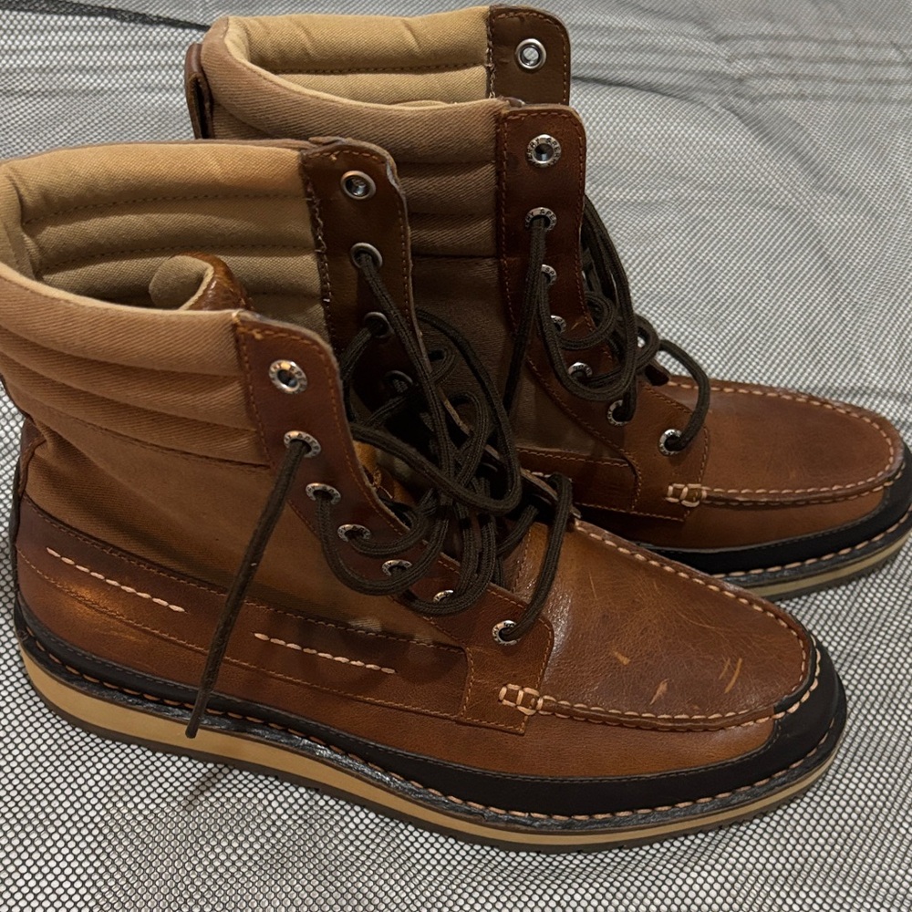 Sperry Brown Leather Men's Boots